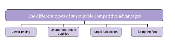 Four Main Types Of Sustainable Competitive Advantage