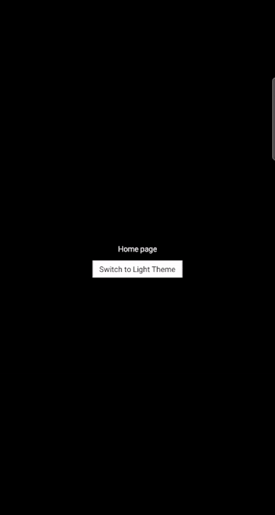 Пользователь показан, как переключает тему системы устройства в настройках между светлым и темным режимами и как тема приложения автоматически меняется, чтобы соответствовать