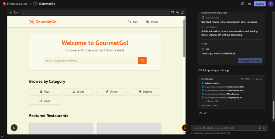Prototype the App