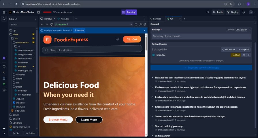 Replit Treats AI Like Commit MEssages