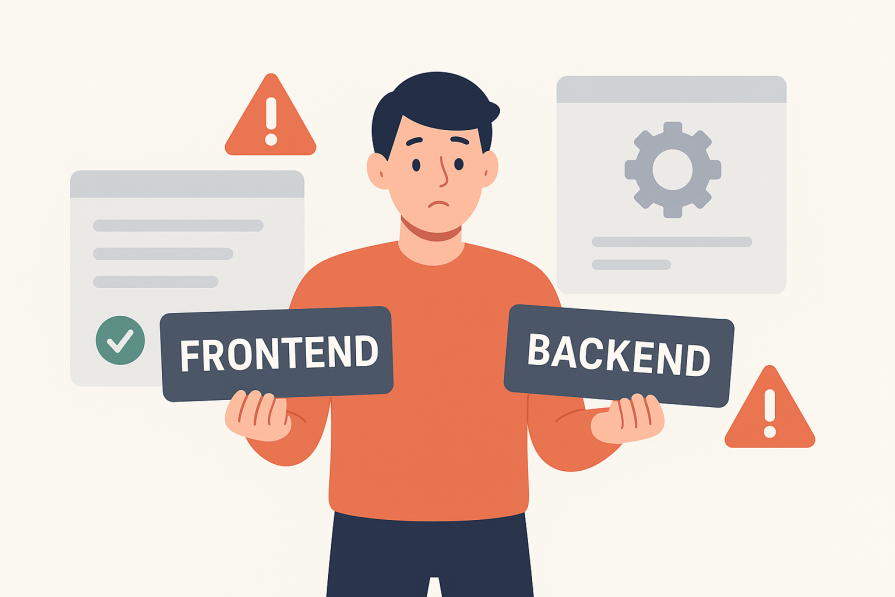 frontend vs backend responsibilities