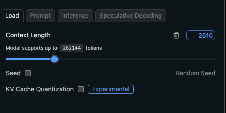 reducing context window to 2500