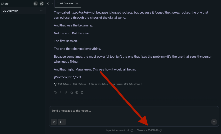 context window reaching its limit