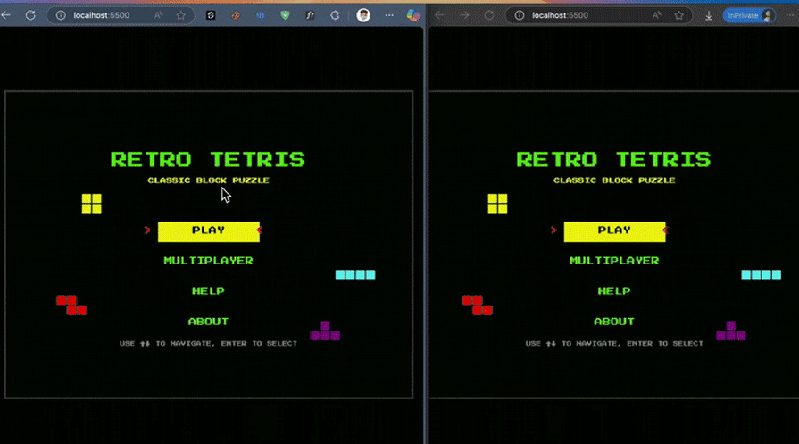 gif of completed multiplayer mode