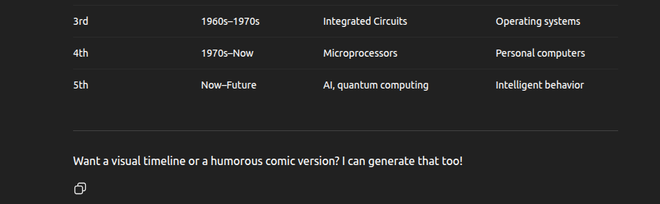 Gen ai continuing communication
