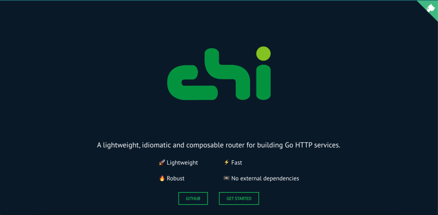 chi go web framework