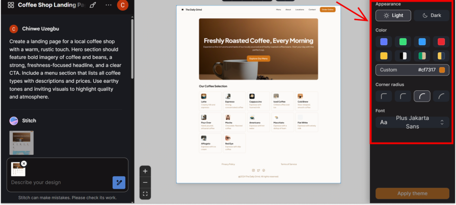 Stitch’s Customization Options