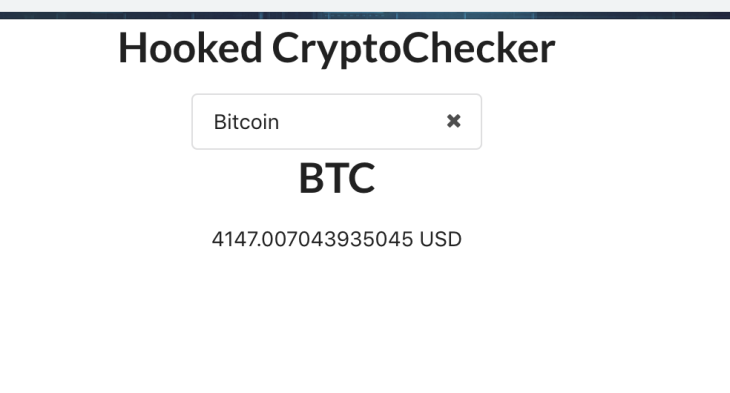 cryptochecker bitcoin selected