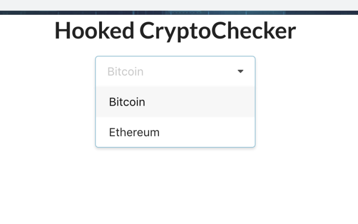 select cryptochecker coin