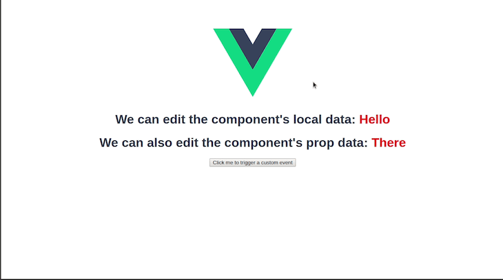 track custom events in vue