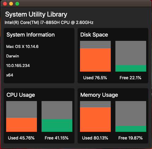 Final System Utility Monitor Application