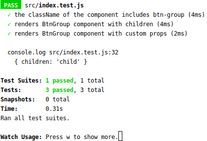 Screenshot 2 of a passed test