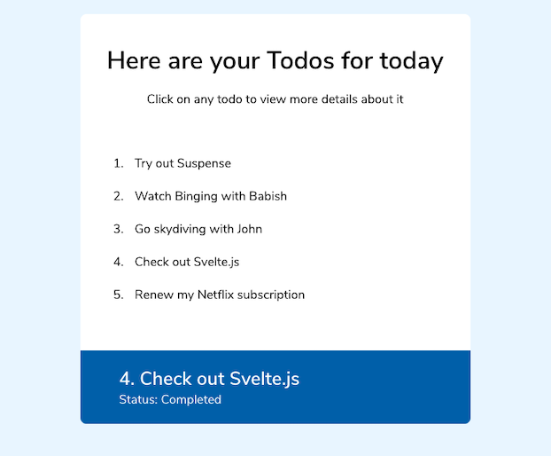 Screencap Of Our Finished Todo App