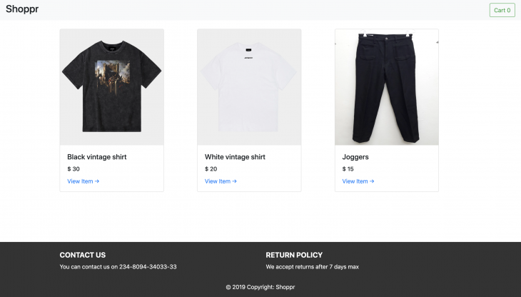ecommerce products