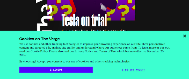 React Portal Cookie Example
