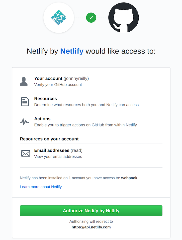 Building PWA with React Authorize Netlify To Access GitHub