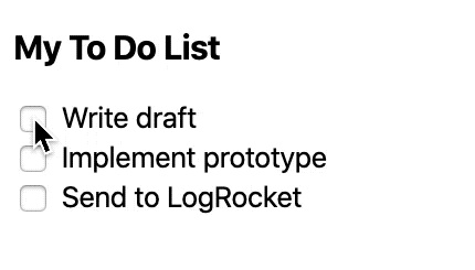 Basic To-Do App to Demonstrate Anchoring With React Spring