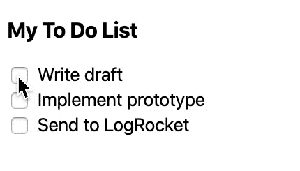 Basic To-Do App to Demonstrate How to Change the Opacity in a Confetti Cannon Built With React Spring