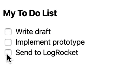Basic To-Do App to Demonstrate How to Randomize the Dots in a Confetti Cannon Built With React Spring