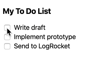 Basic To-Do App to Demonstrate How to Build a Confetti Cannon in React Spring