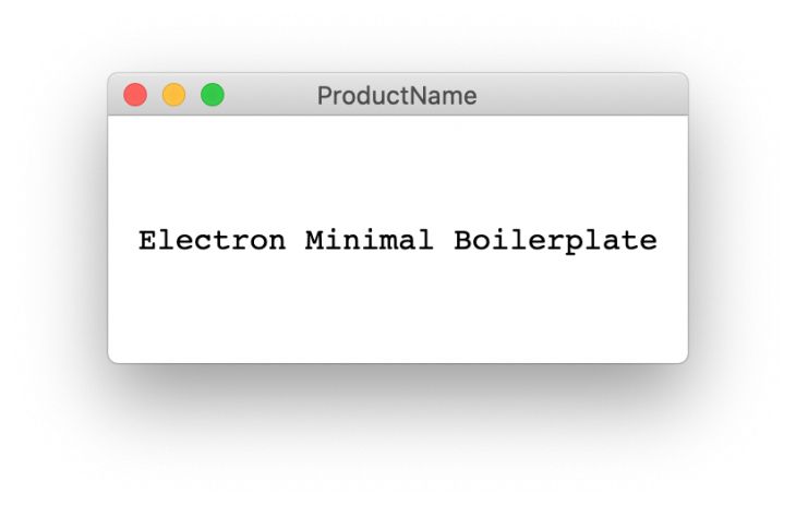 An image of the Electron Minimal Boilerplate product.