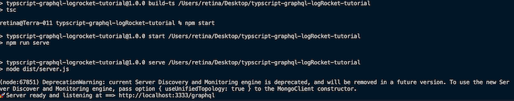 Output After Running Our Commands