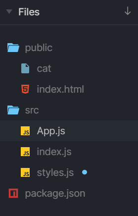styled-components Folder