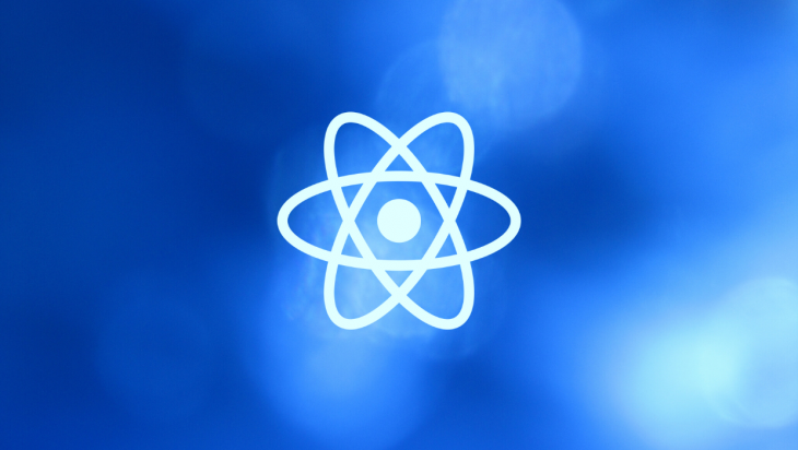 The React logo.