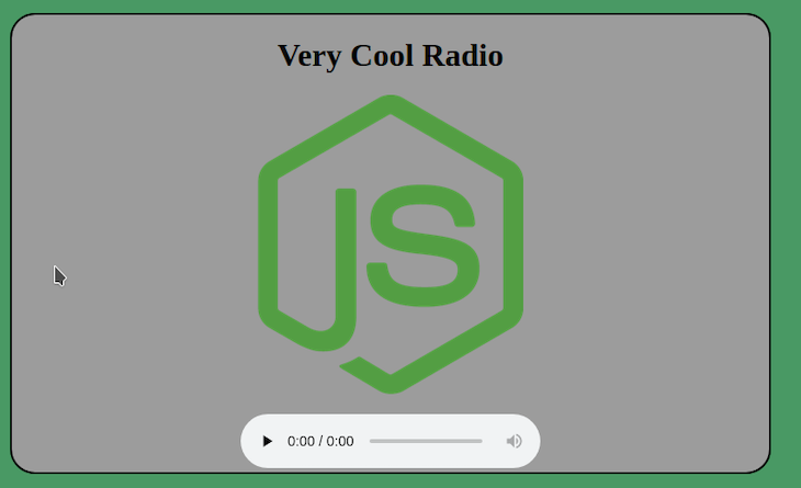 Finished Webpage For Our Online Radio