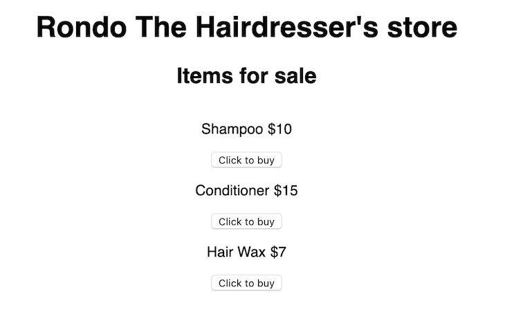 Rondo The Hairdresser's Store