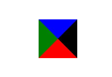 A colored square.