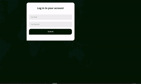 Example Login Page from japa