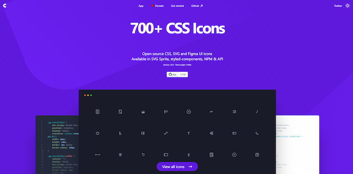 css.gg Homepage