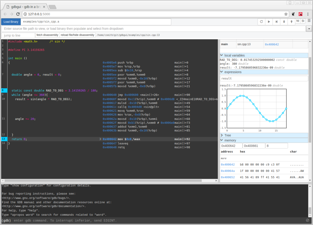 Visual debugging using gdbgui - LogRocket Blog