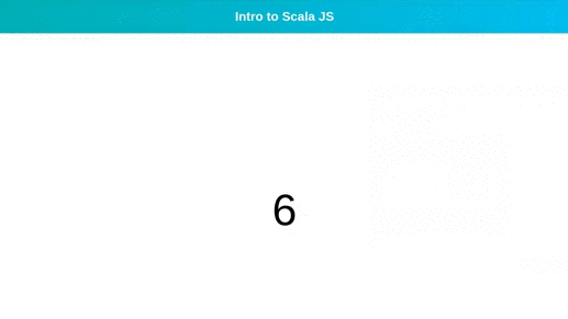 Preview Of Our Countdown App Written In Scala.js