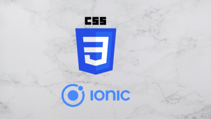 The Ionic and CSS logos.
