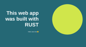 Building web apps with Rust using the Rocket framework - LogRocket Blog