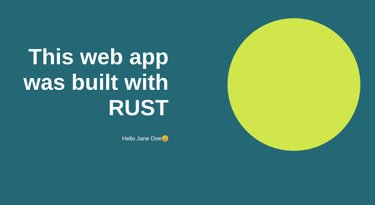 Our Finished Rust Web App