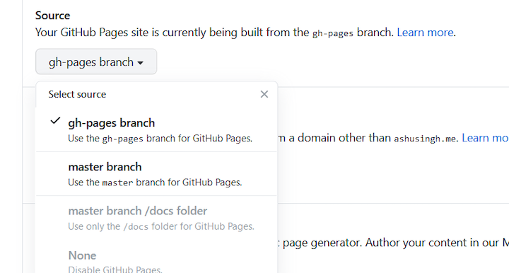 gh-pages Branch