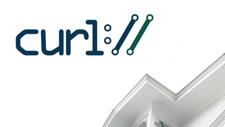 The cURL logo against a white background.