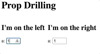 demo app showing prop drilling 