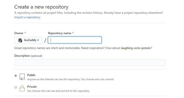 Adding a New Repository in GitHub