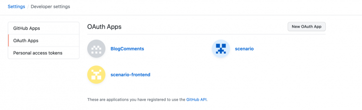 OAuth App GitHub Issues Authentication