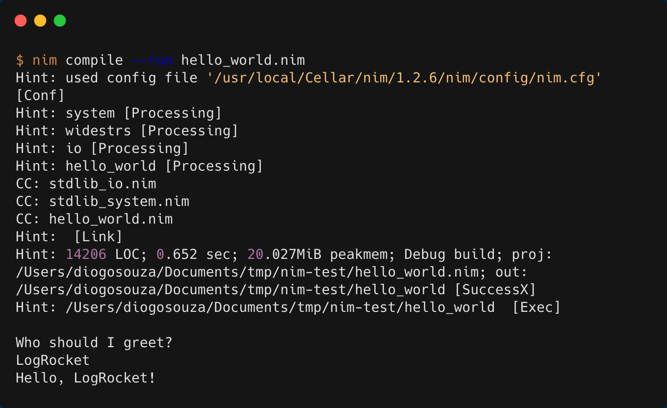 nim programming language list comprehensions