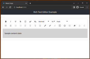 Build rich text editors in React using Draft.js and react-draft-wysiwyg ...