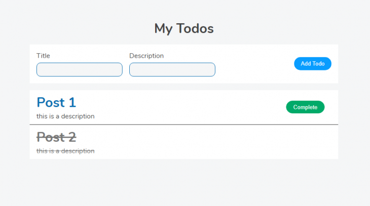 The to-do provider we built