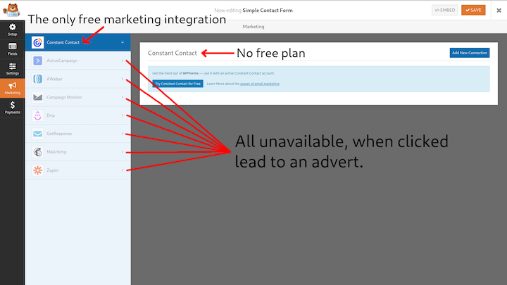 WPF Forms: Marketing Integration