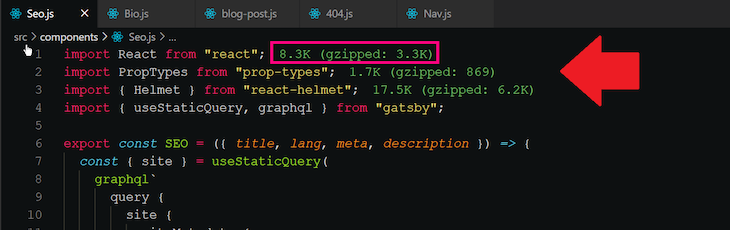 Import-Cost-Extension-Example