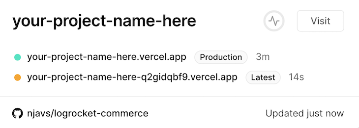 Vercel Deployment with Git Changes