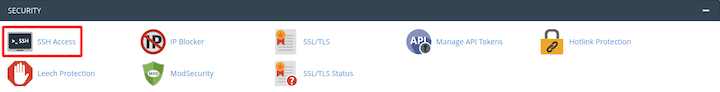 cPanel SSH Access